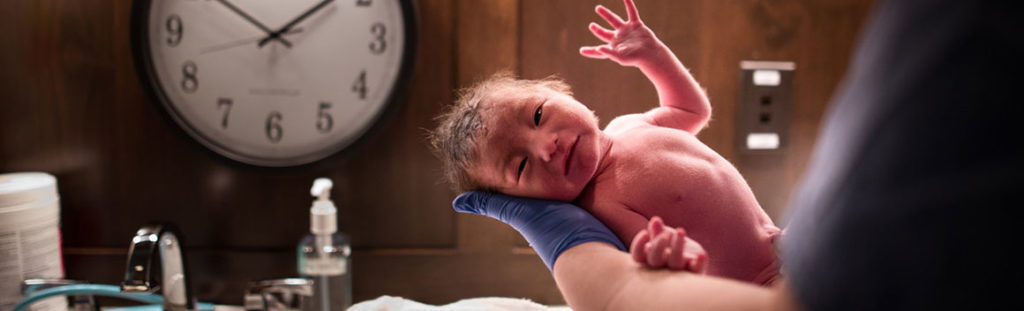 Baby with Minnesota Midwife
